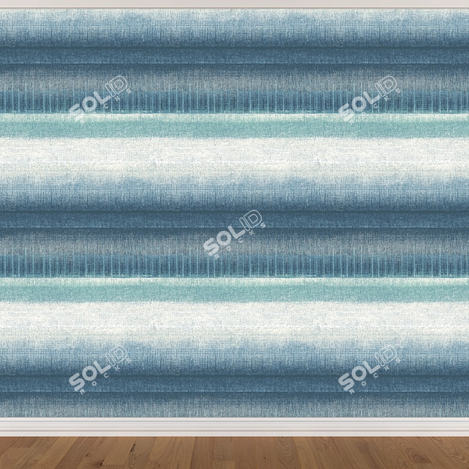 Title: Seamless Wallpaper Set (3 Colors) 3D model image 3