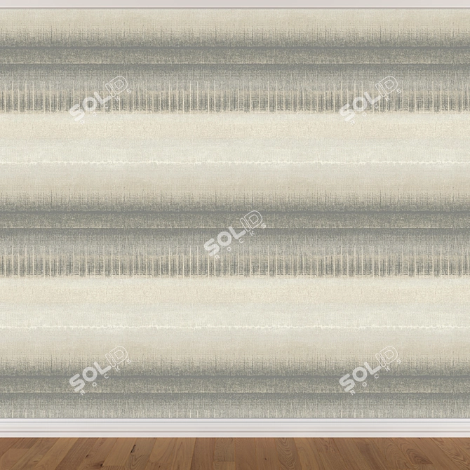 Title: Seamless Wallpaper Set (3 Colors) 3D model image 4