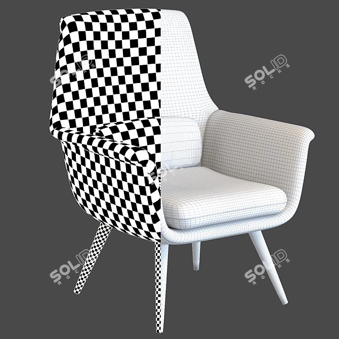 Personalized Seating Bliss 3D model image 4