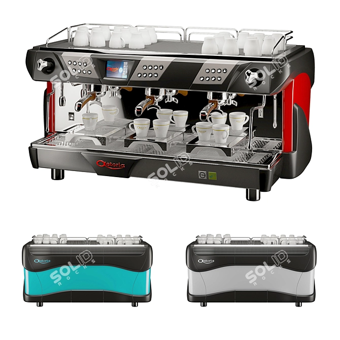 Astoria Plus 4 You: Perfect Coffee Machine 3D model image 2