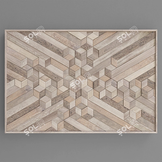 Title: 3D Wall Art: Russian Craftsmanship 3D model image 1