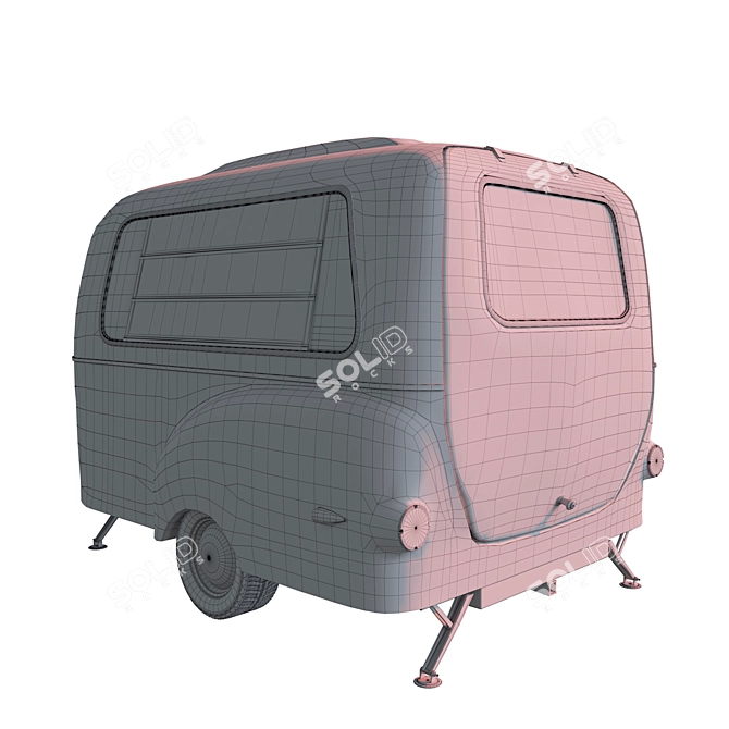 Modular Travel Trailer with TurboSmooth 3D model image 5