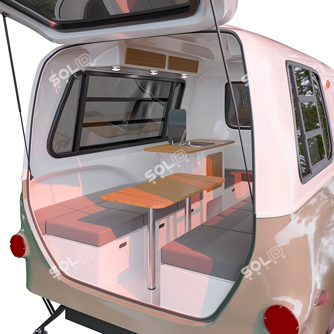 Modular Travel Trailer with TurboSmooth 3D model image 7