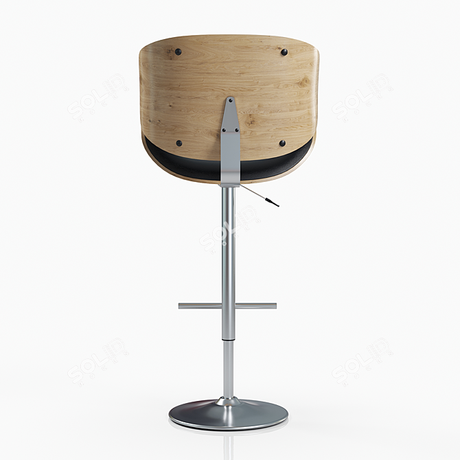 Flex Bar Stool: Stylish and Durable 3D model image 4