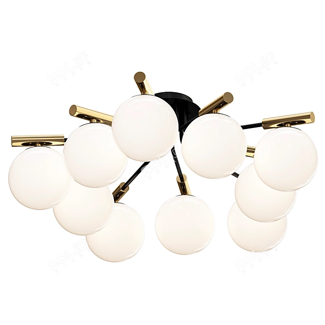 Elegant Freya Paolina Chandelier 3D model image 1