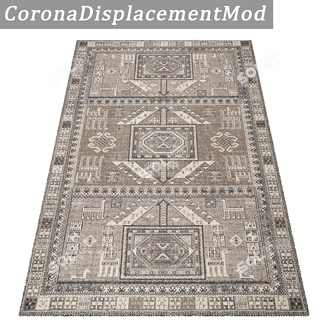 Premium Carpet Set: High-Quality Textures for Versatile Use 3D model image 4
