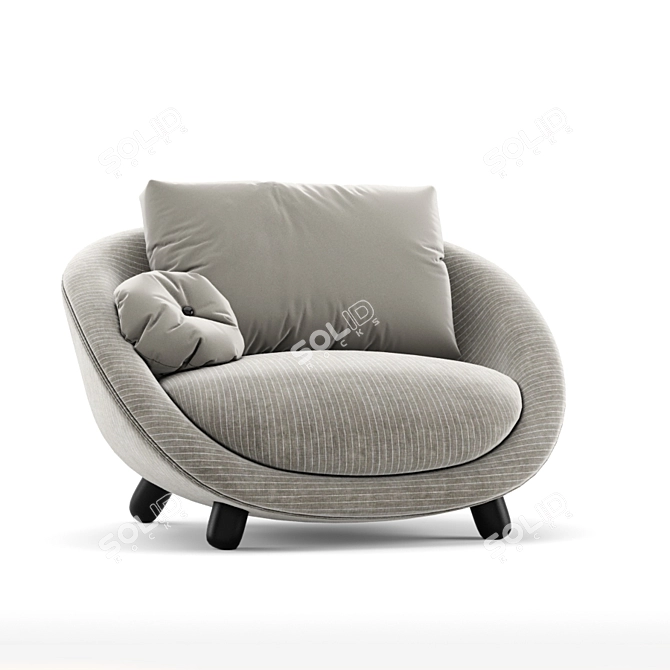 Bart Love Moooi Sofa | Modern Elegance for Comfort 3D model image 3