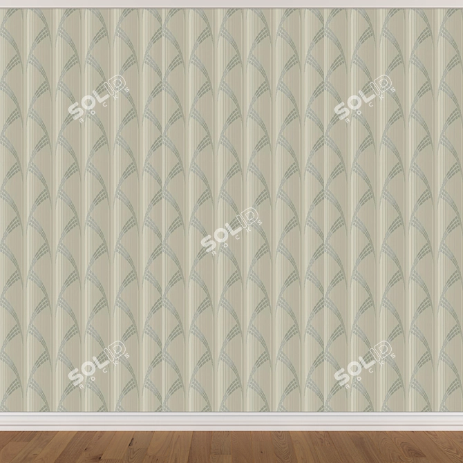 Seamless Wallpaper Set (3 Colors) 3D model image 2