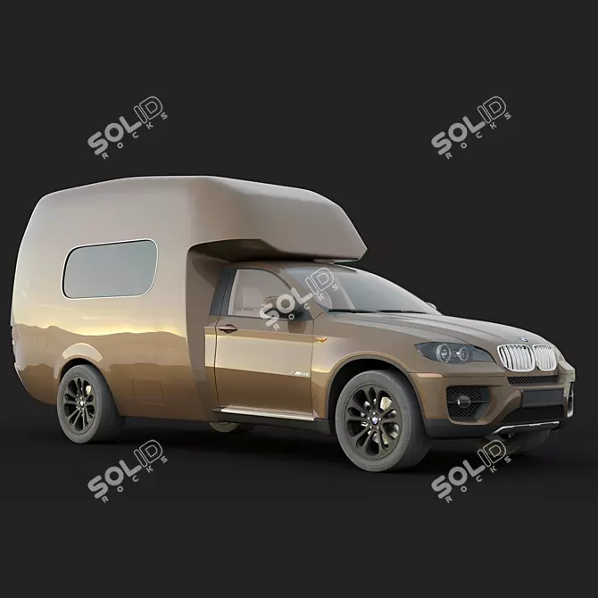 Ultimate BMW Camper: Lux & Adventure 3D model image 1