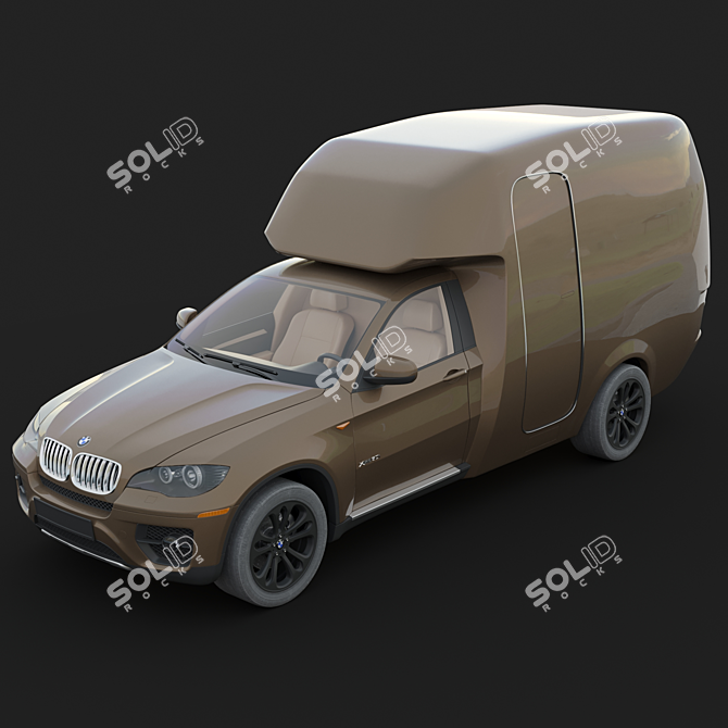 Ultimate BMW Camper: Lux & Adventure 3D model image 2