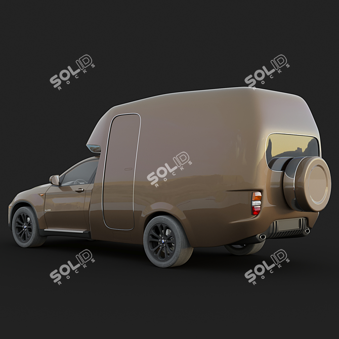 Ultimate BMW Camper: Lux & Adventure 3D model image 4