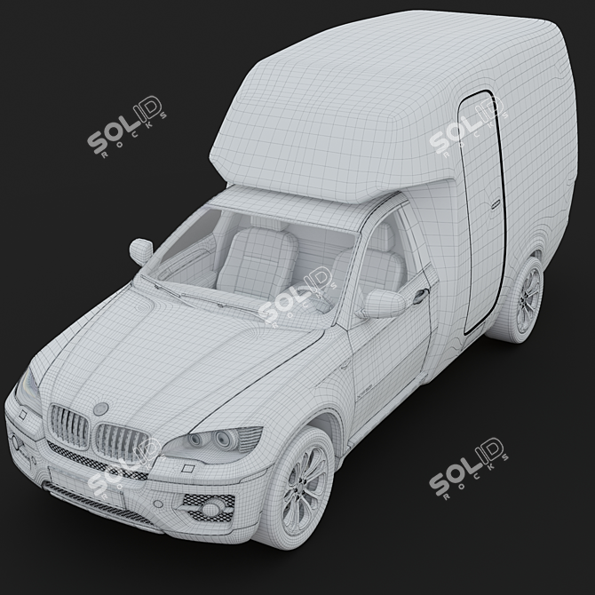 Ultimate BMW Camper: Lux & Adventure 3D model image 5