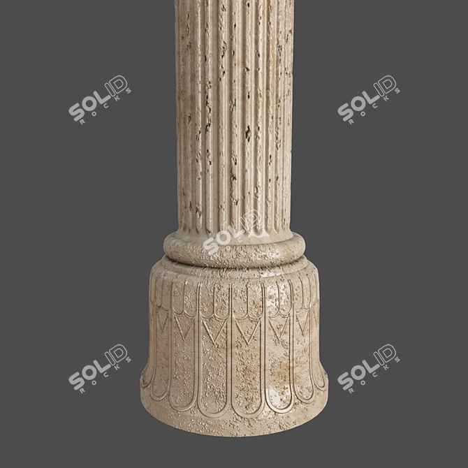 Persian Column: Elegant Architectural 3D Model 3D model image 4