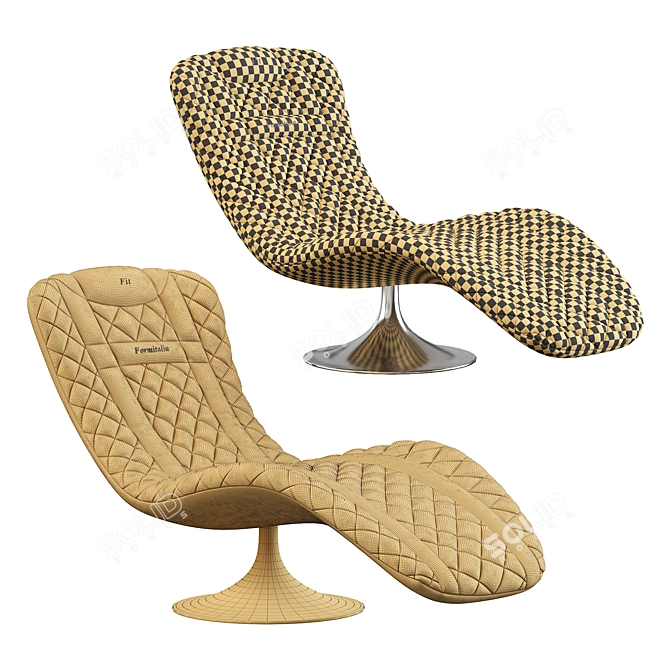 Luxury Chaiselongue by Formitalia 3D model image 5