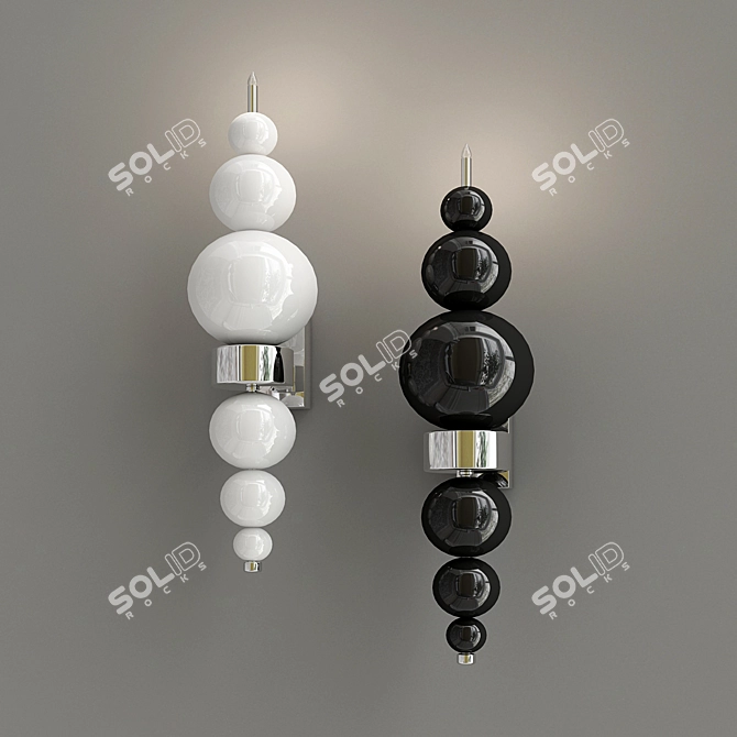 Lunar Essence Wall Sconce 3D model image 1