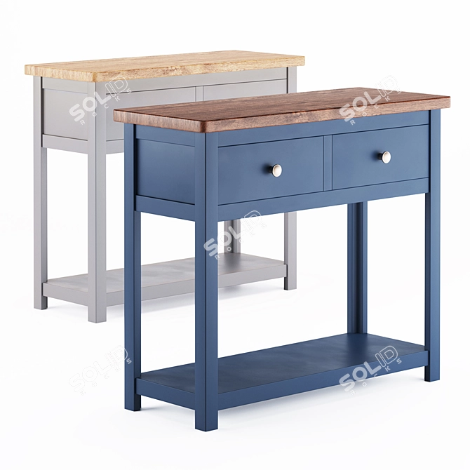 Jules Verne Console: Stylish and Practical 3D model image 1