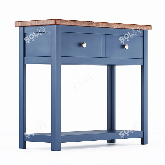 Jules Verne Console: Stylish and Practical 3D model image 2