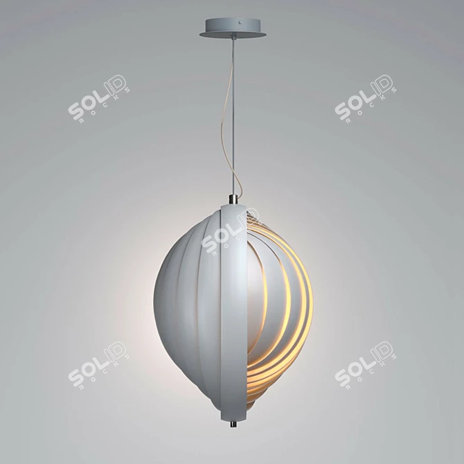  Lunar Glow Pendant Light 3D model image 4