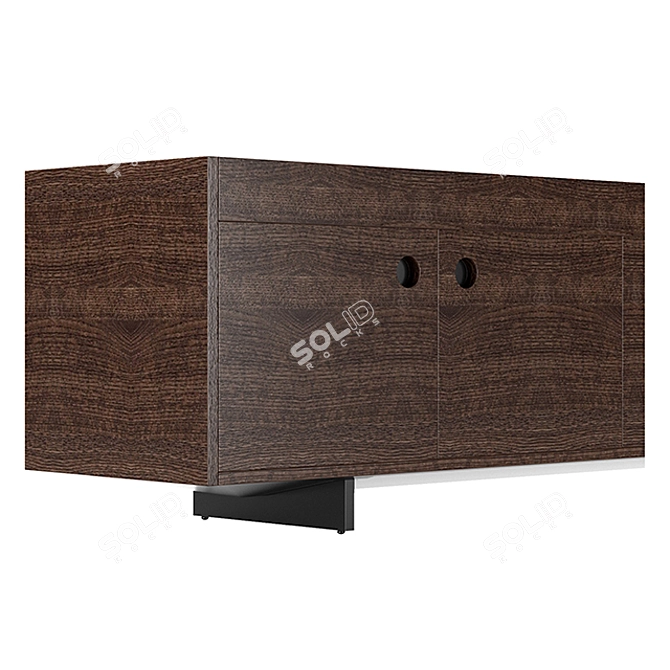 Modern Dining Sideboard - Minotti Boteco 3D model image 2