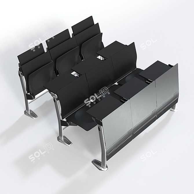 Auditorium Furniture Set: Omnia Evolution 3D model image 2