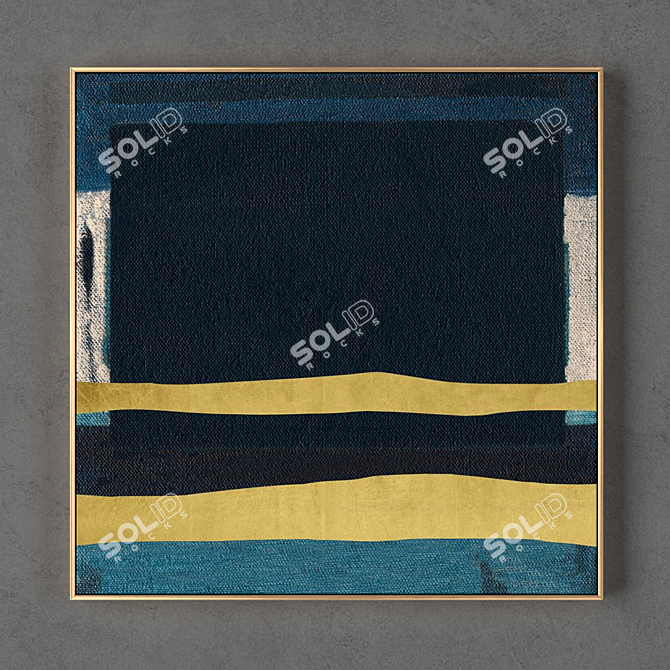 Modern Abstract Art Frames: 1 Collection 3D model image 1