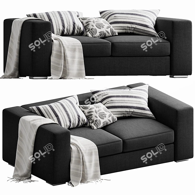 Modern Boconcept Cenova Sofa: Stylish & Versatile 3D model image 1