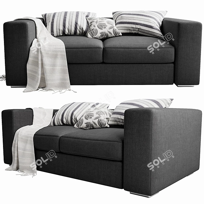 Modern Boconcept Cenova Sofa: Stylish & Versatile 3D model image 2