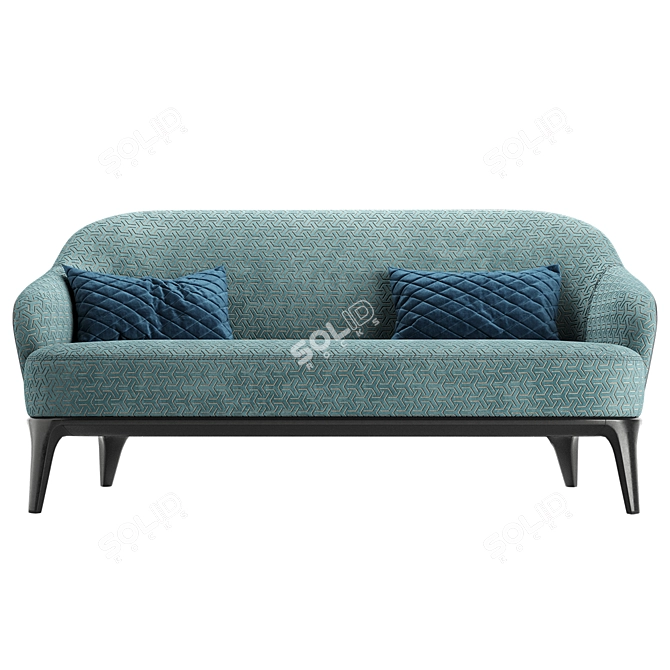 LIAM Compact Sofa | 165x85x76 cm 3D model image 3