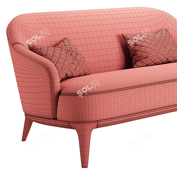 LIAM Compact Sofa | 165x85x76 cm 3D model image 5