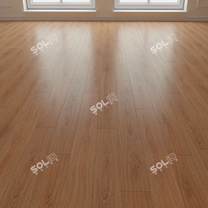 Versatile Oak Tango Beige Laminate 3D model image 3