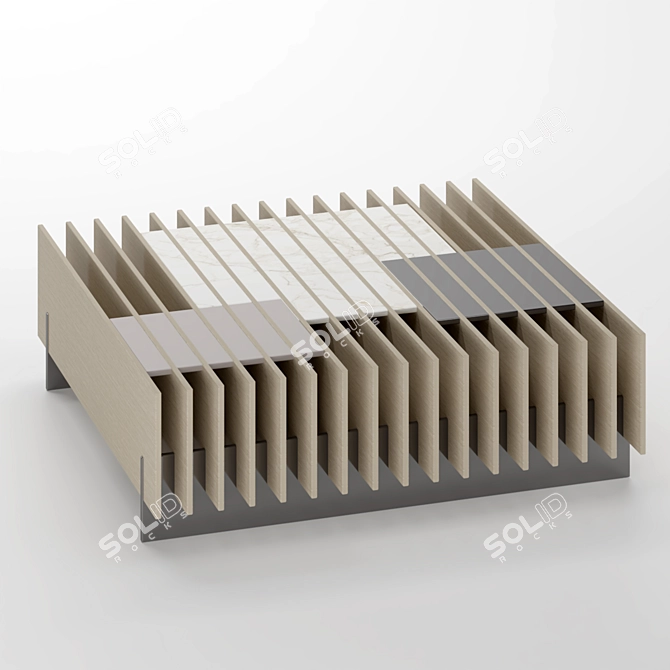 Versatile and Stylish: Fit Giorgetti Coffee Table 3D model image 1