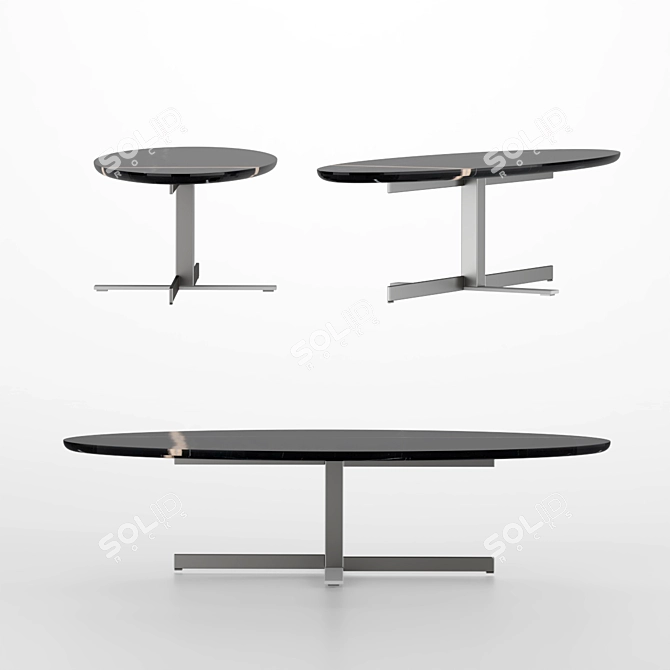 Elegant Catlin Minotti Coffee Table 3D model image 2