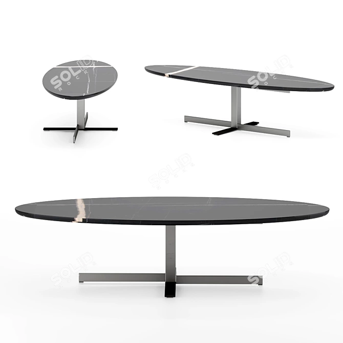 Elegant Catlin Minotti Coffee Table 3D model image 8