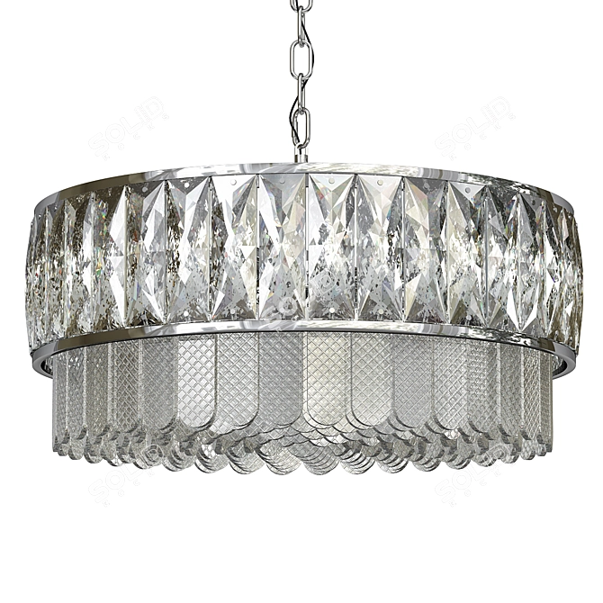 Elegant Glow: Candela Chandelier 3D model image 1
