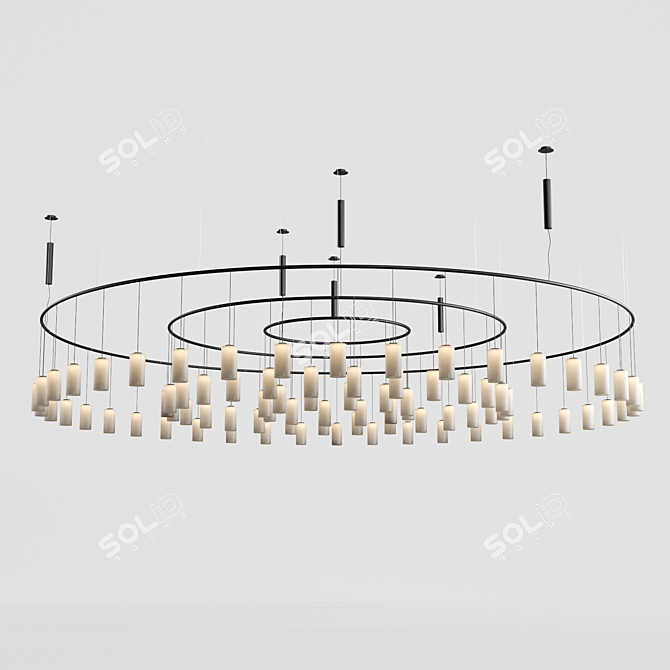 Elegant Cirio Pendant Lamp 3D model image 1