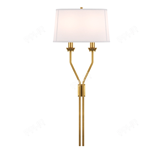 Suzanne Kasler Lana Tail Sconce 3D model image 1