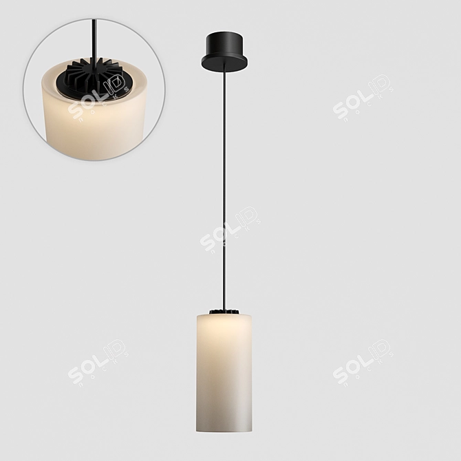 Elegant Cirio Pendant Lamp 3D model image 2