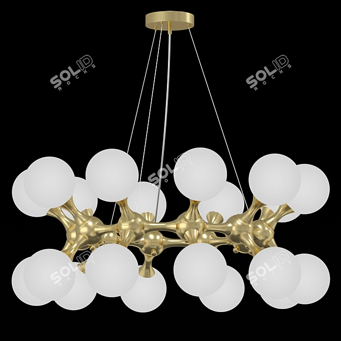 Designer Pendant Light: MOD021PL 3D model image 3