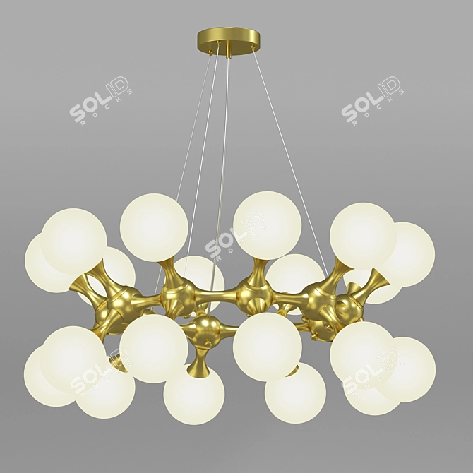 Designer Pendant Light: MOD021PL 3D model image 4