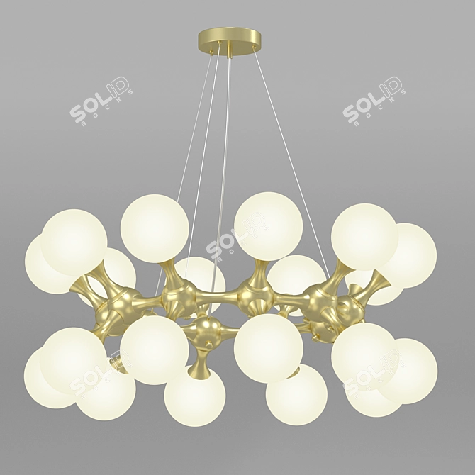 Designer Pendant Light: MOD021PL 3D model image 5