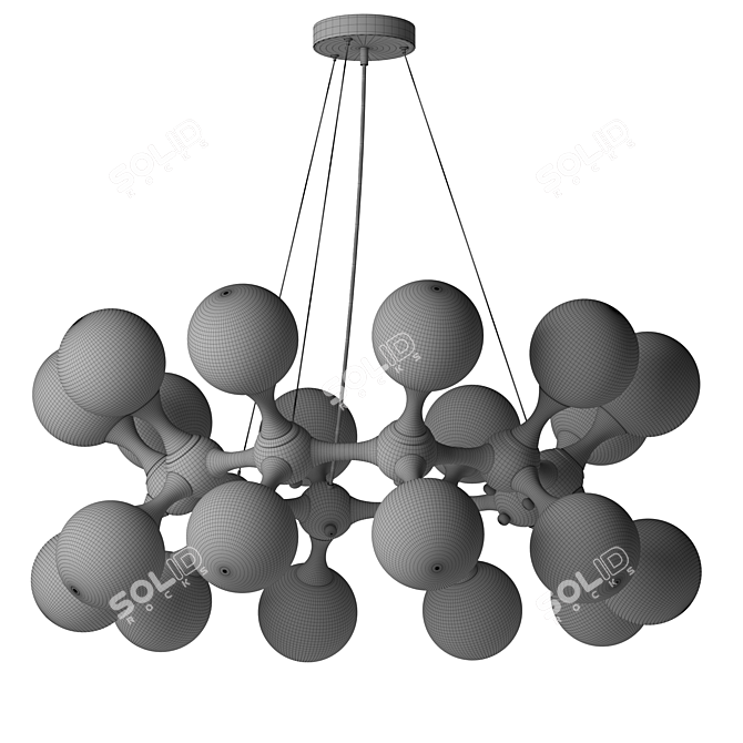 Designer Pendant Light: MOD021PL 3D model image 6