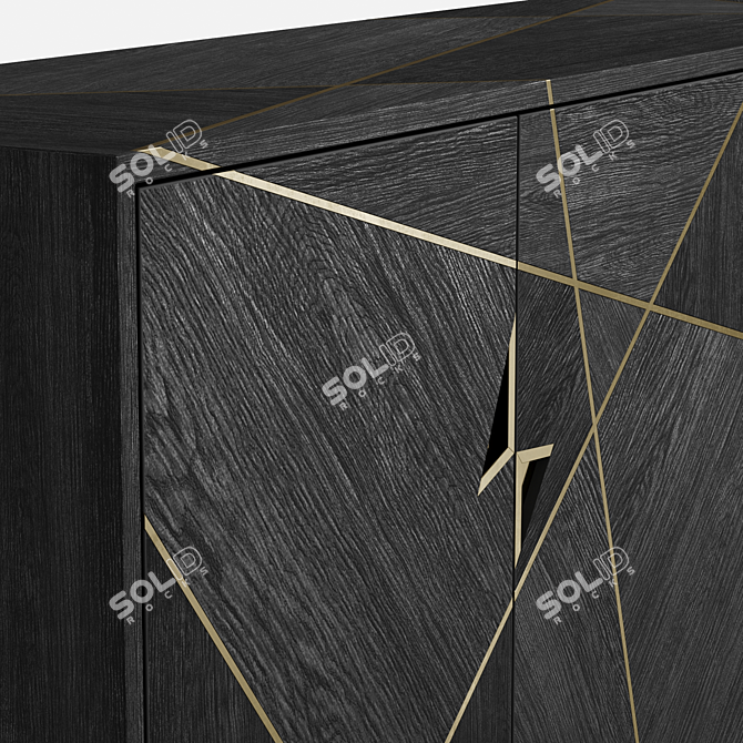 Starfall: Modern Dresser for Stylish Homes 3D model image 2