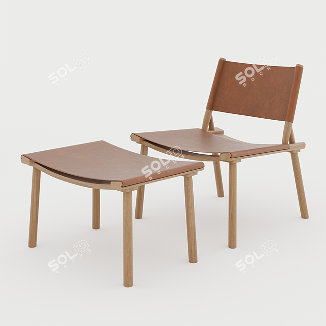 Nikari December Lounge: Stylish and Comfortable 3D model image 1