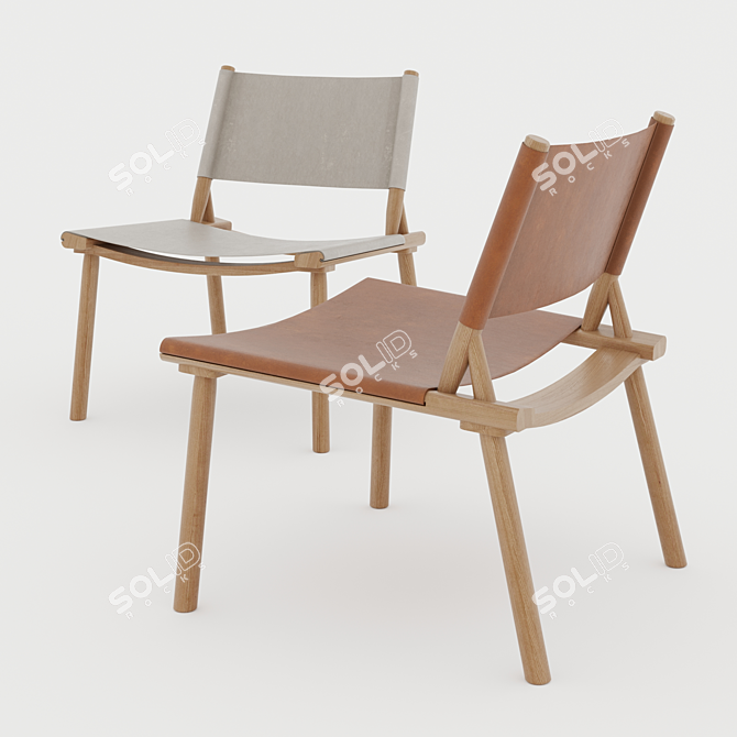 Nikari December Lounge: Stylish and Comfortable 3D model image 2