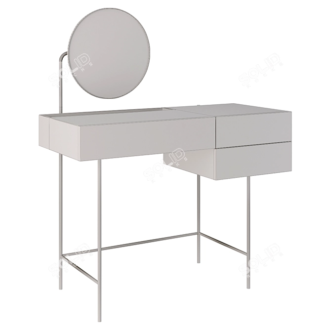 Elegant Composed Vanity - Timeless Beauty 3D model image 2