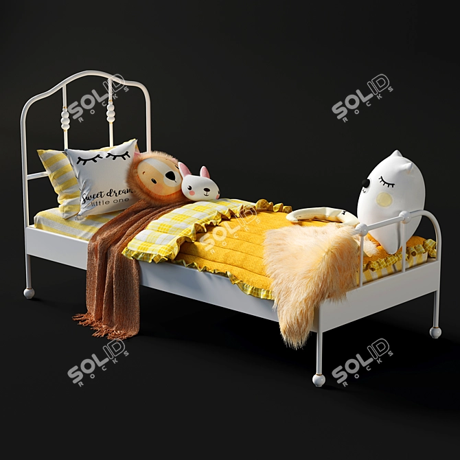 Ikea Sagstua/Luröy Bed - Stylish & Versatile 3D model image 4