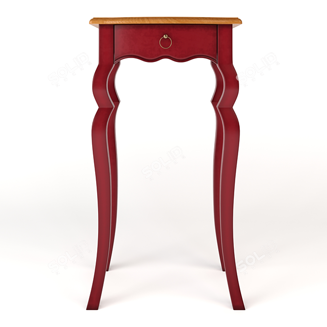 Montigny French Table: Sleek and Stylish 3D model image 2