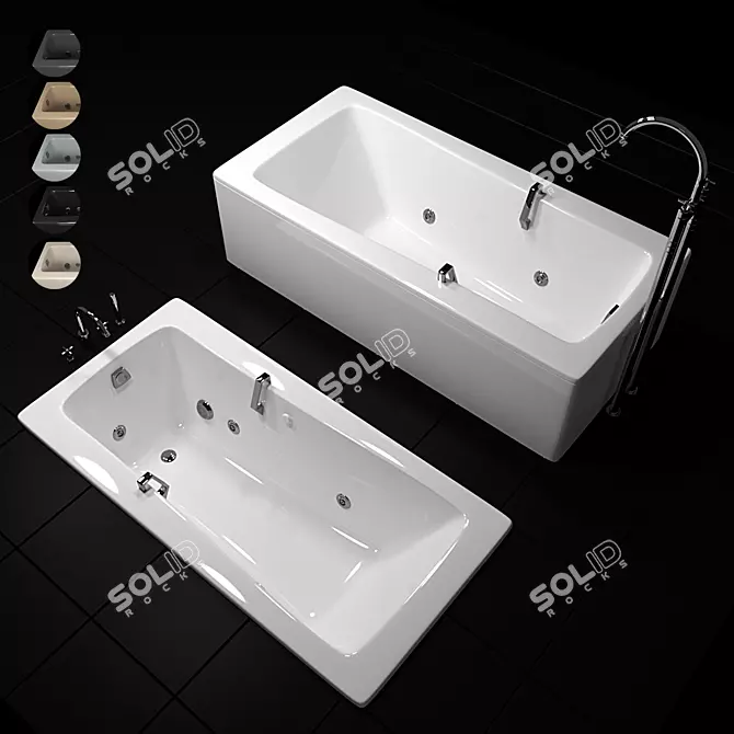 Premium Kohler 2015 K-842 Toilet 3D model image 1