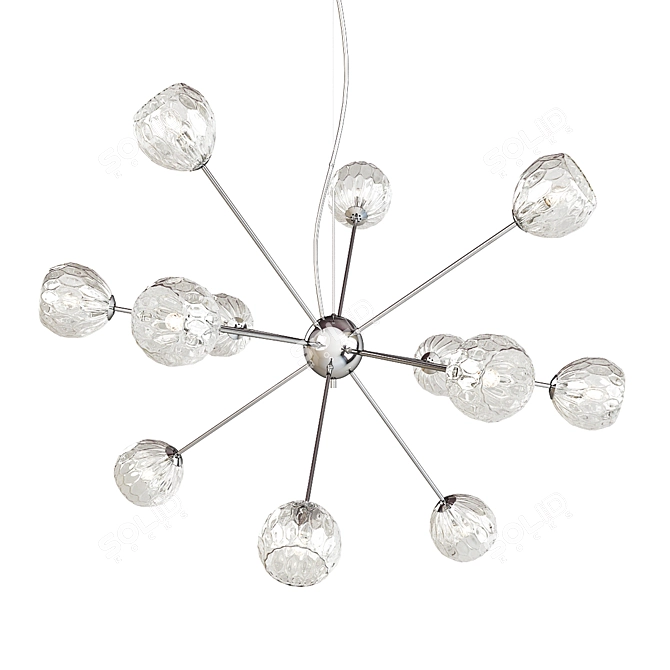 Elegant Laurentian Pendant: Perfect Illumination 3D model image 1