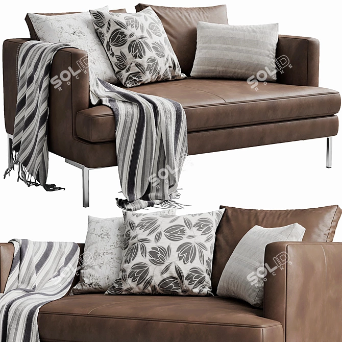 Modern Boconcept Istra Sofa: Stylish & Versatile 3D model image 2